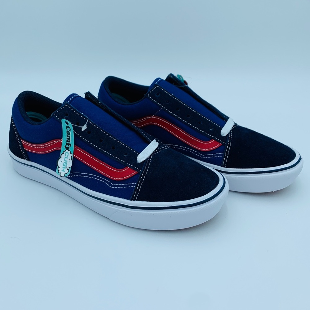 VANS COMYCUSH OLD SKOOL Navy Blue / Red